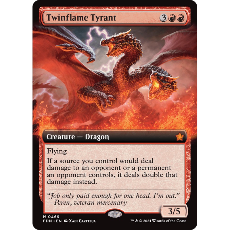 Twinflame Tyrant (Extended Art) [Foundations]