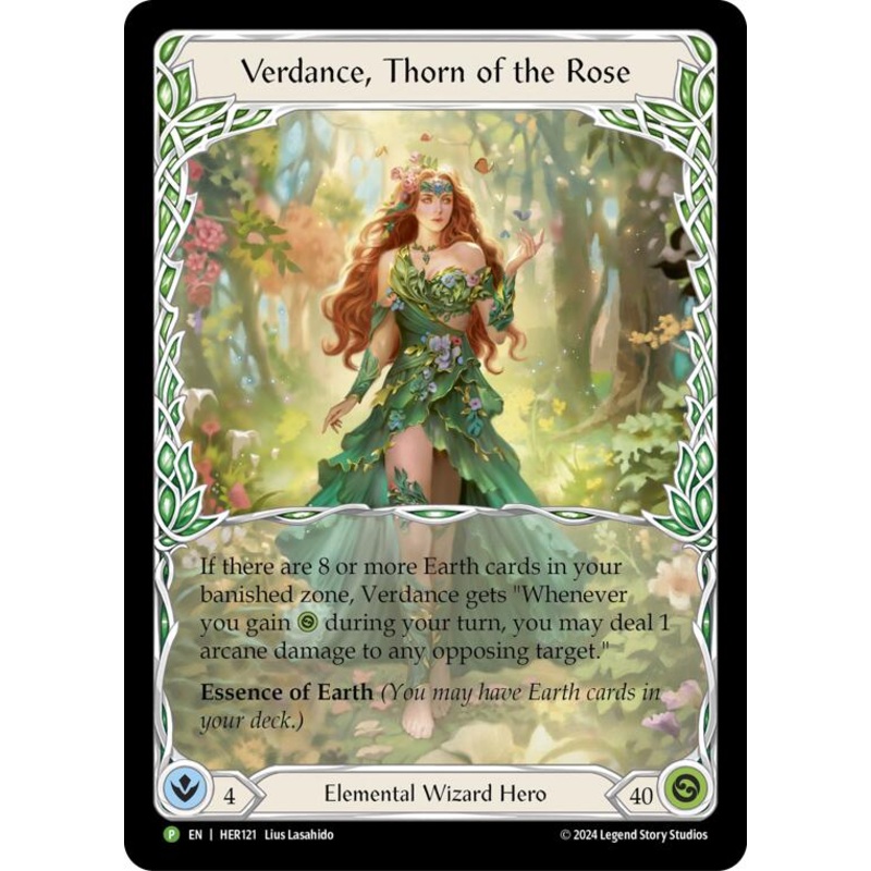 Verdance, Thorn of the Rose [HER121] (Promo)  Rainbow Foil