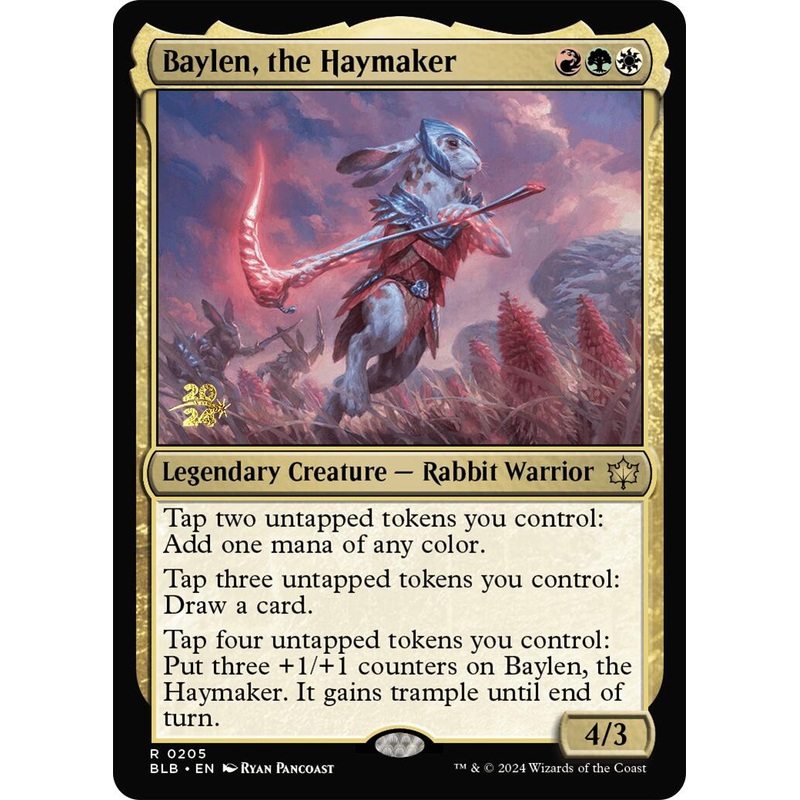 Baylen, the Haymaker [Bloomburrow Prerelease Promos]