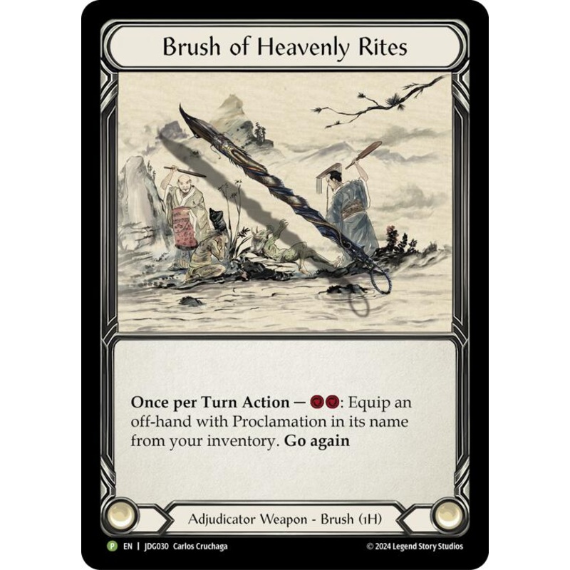 Brush of Heavens Rites – JDG030 [JDG030] (Promo)  Cold Foil
