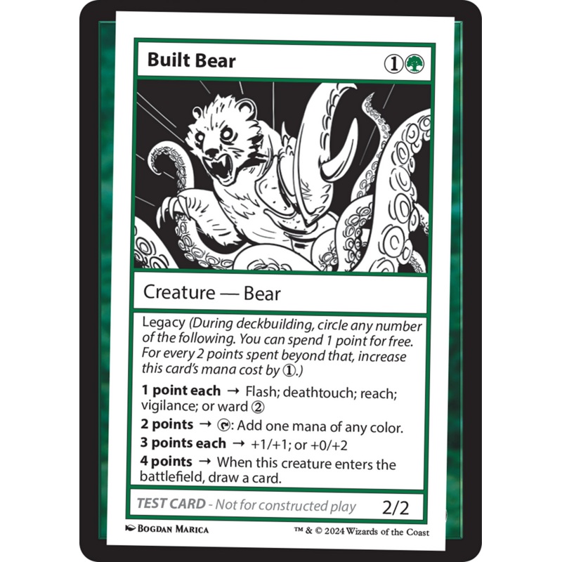 Built Bear [Mystery Booster 2 Playtest Cards]