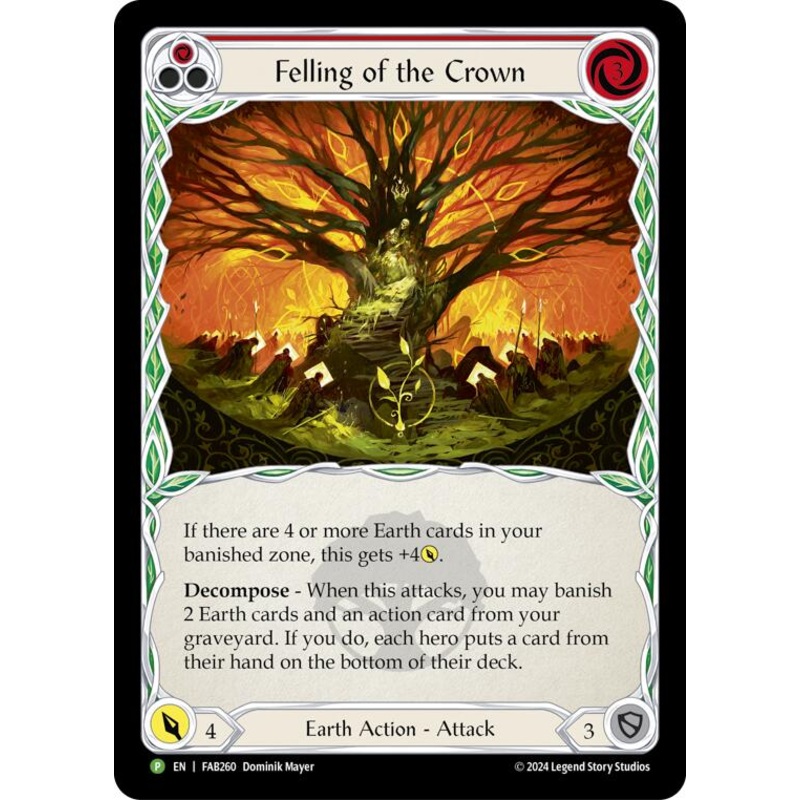 Felling of the Crown [FAB260] (Promo)  Cold Foil