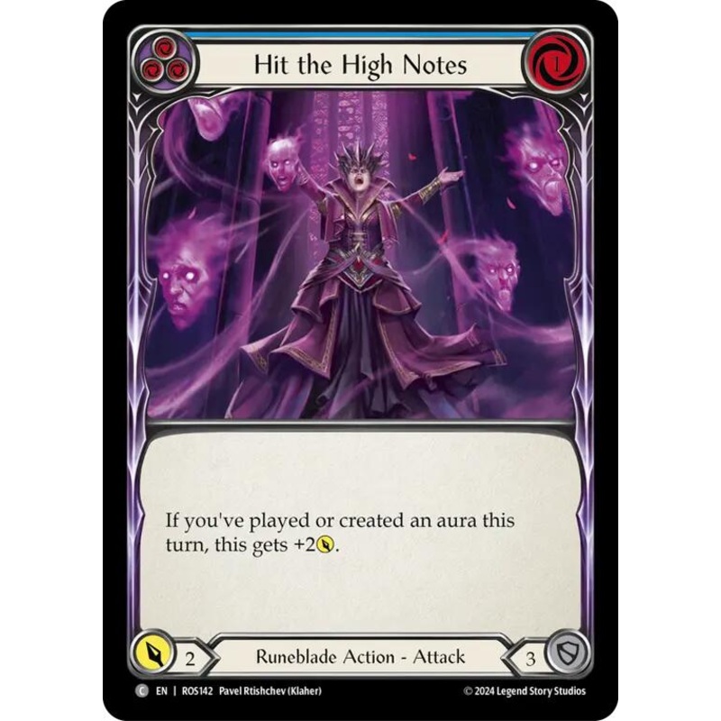 Hit the High Notes (Blue) [ROS142] (Rosetta)  Rainbow Foil