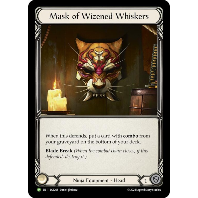 Mask of Wizened Whiskers [LGS268] (Promo)  Rainbow Foil