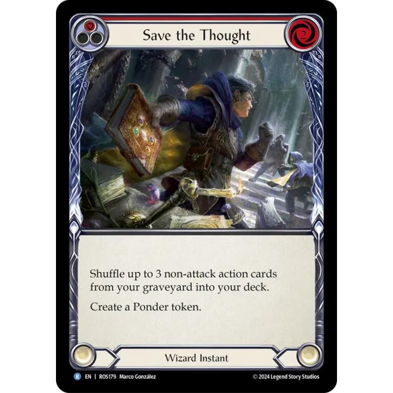 Save the Thought (Red) [ROS179] (Rosetta)  Rainbow Foil