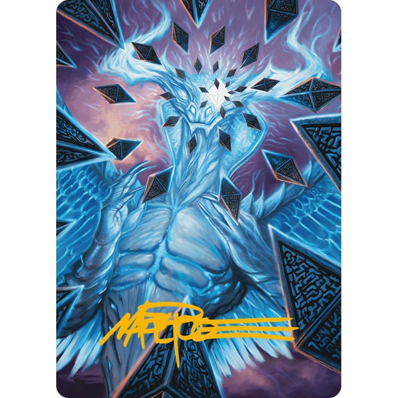 Ugin’s Binding Art Card (Gold-Stamped Signature) [Modern Horizons 3 Art Series]