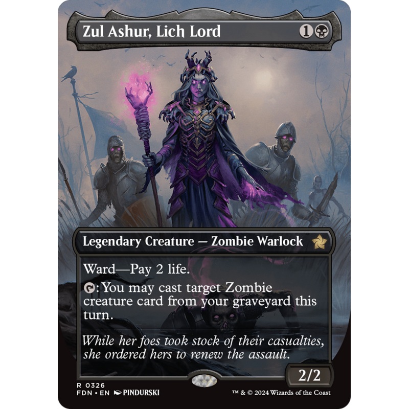 Zul Ashur, Lich Lord (Borderless) [Foundations]