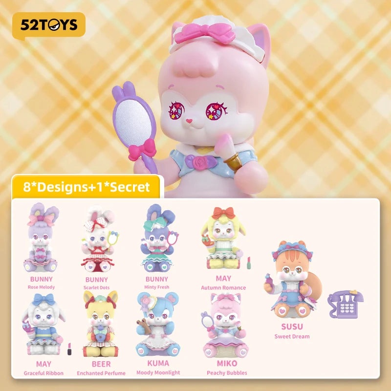 52TOYS Fuwa Fuwa Glamour Cutie Series Blind Box Anime Figure Collectible