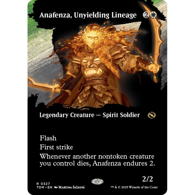 Anafenza, Unyielding Lineage (Borderless) [Tarkir: Dragonstorm]