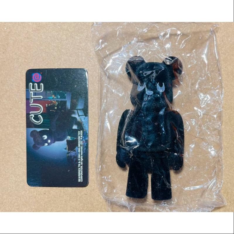 Bearbrick Series 10 CUTE Flocky Black 100%