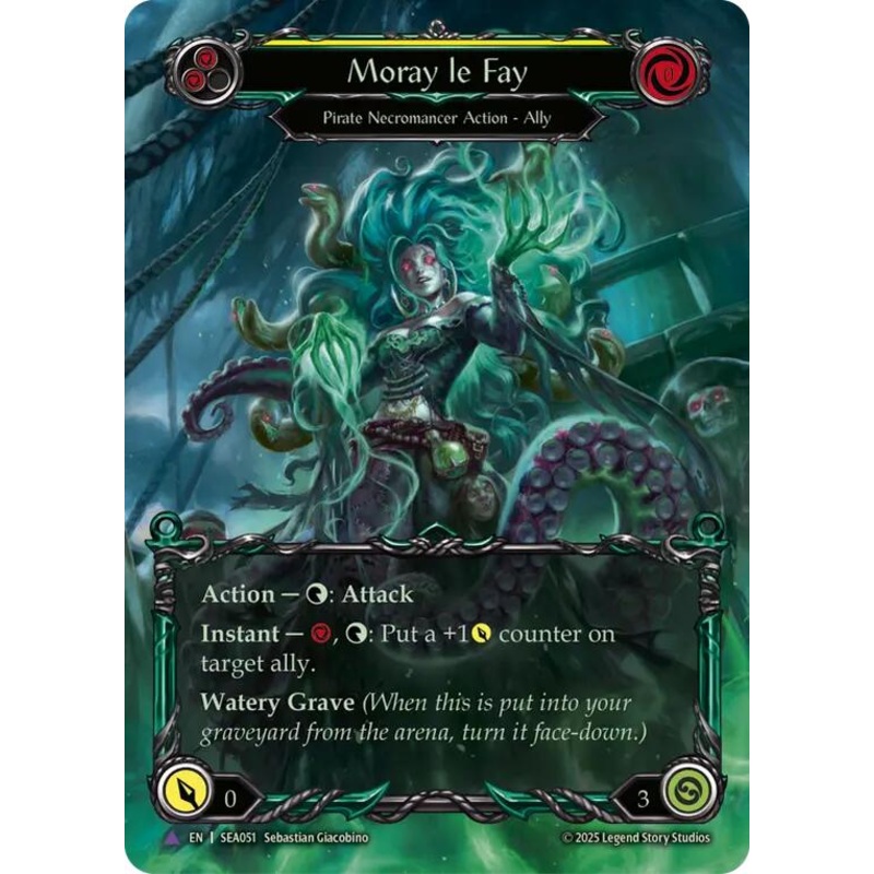 Moray le Fay (Marvel) [SEA051] (High Seas)  Cold Foil