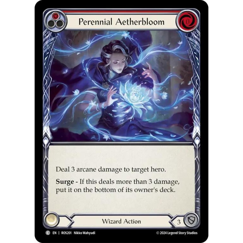Perennial Aetherbloom (Red) [ROS201] (Rosetta)  Rainbow Foil
