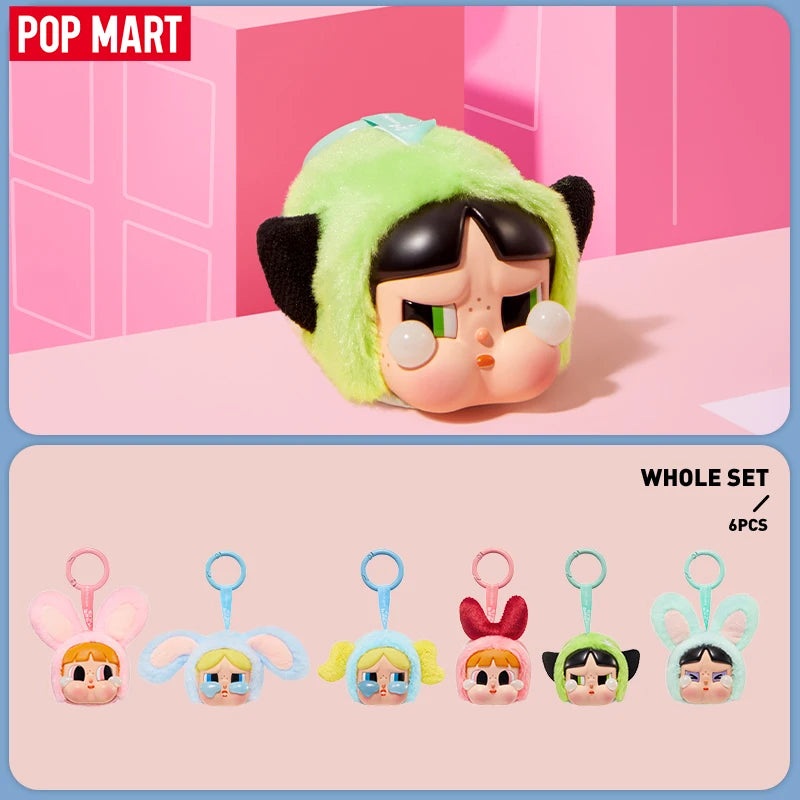 POP MART CRYBABY x Powerpuff Girls Vinyl Face Plush Blind Box
