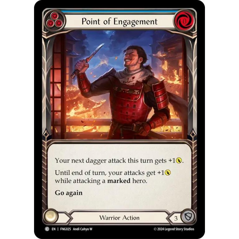 Point of Engagement (Blue) [FNG025] (The Hunted Fang Blitz Deck)
