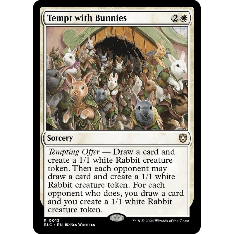 Tempt with Bunnies [Bloomburrow Commander]