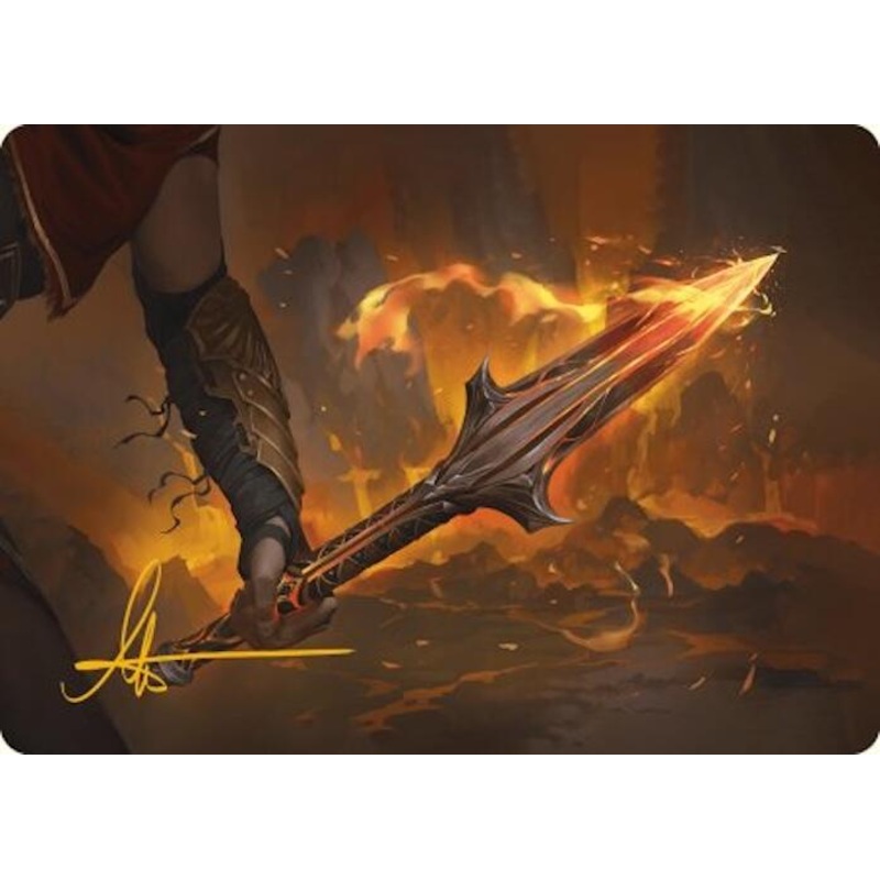 The Spear of Leonidas Art Card (Gold-Stamped Signature) [Assassin’s Creed Art Series]