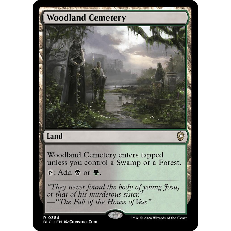 Woodland Cemetery [Bloomburrow Commander]