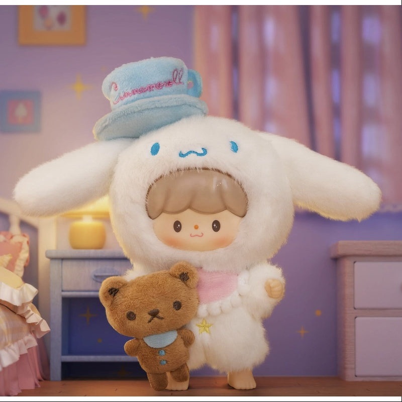 zZoton Sanrio Characters Love League Buddies Series Vinyl Plush Doll Secret Cinnamoroll zZoton(1/72)