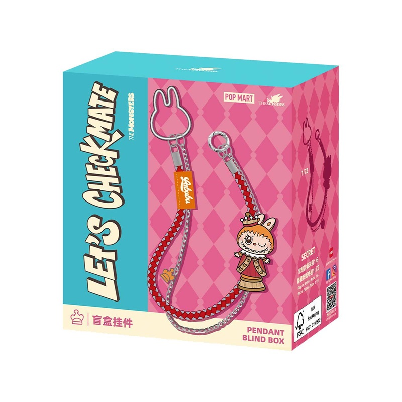 POP MART The Monsters Let’s Checkmate Series Pendant Blind Box