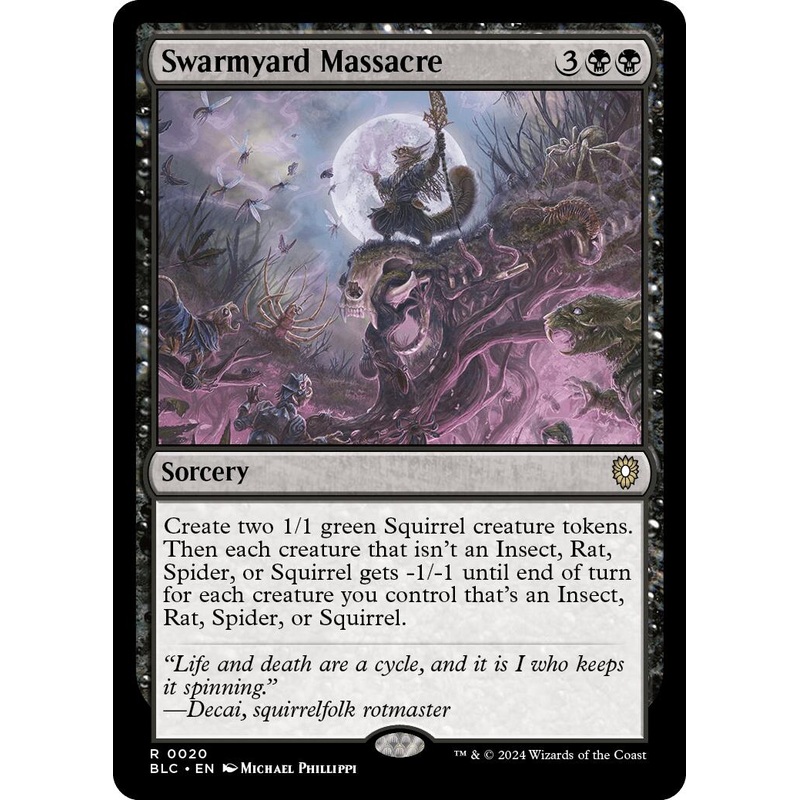 Swarmyard Massacre [Bloomburrow Commander]