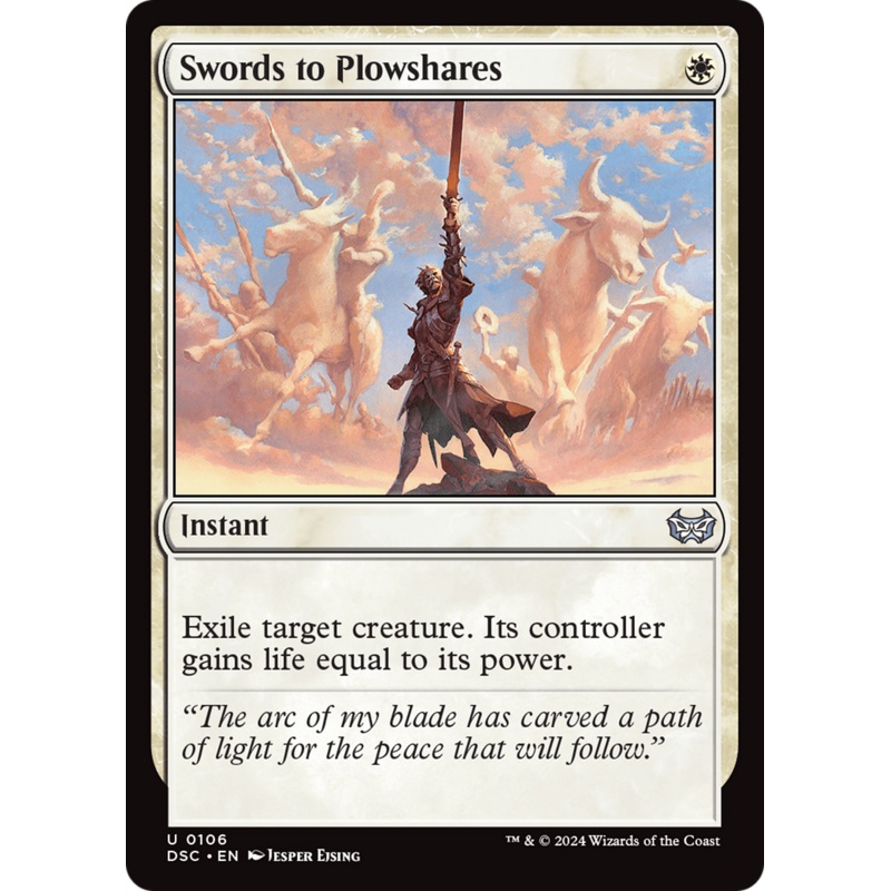 Swords to Plowshares [Duskmourn: House of Horror Commander]