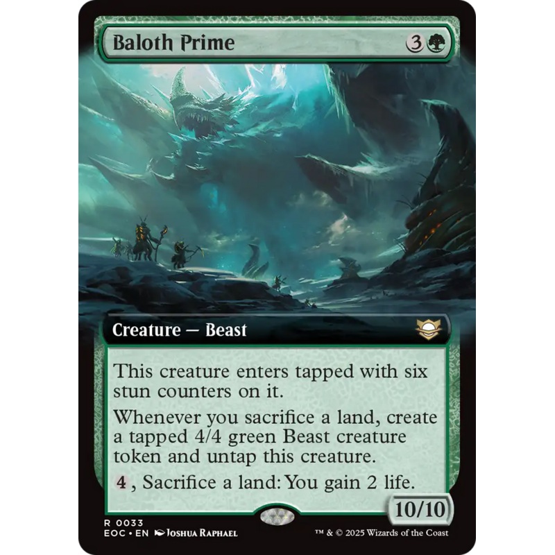 Baloth Prime (Extended Art) [Edge of Eternities Commander]