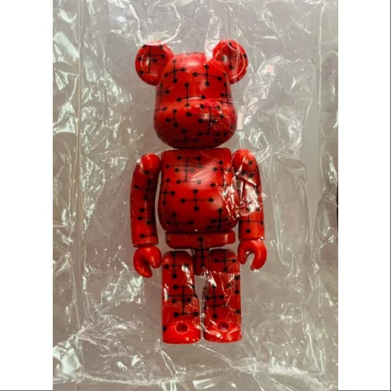 Bearbrick Series 9 Secret PATTERN Eames Acupuncture Red 100%