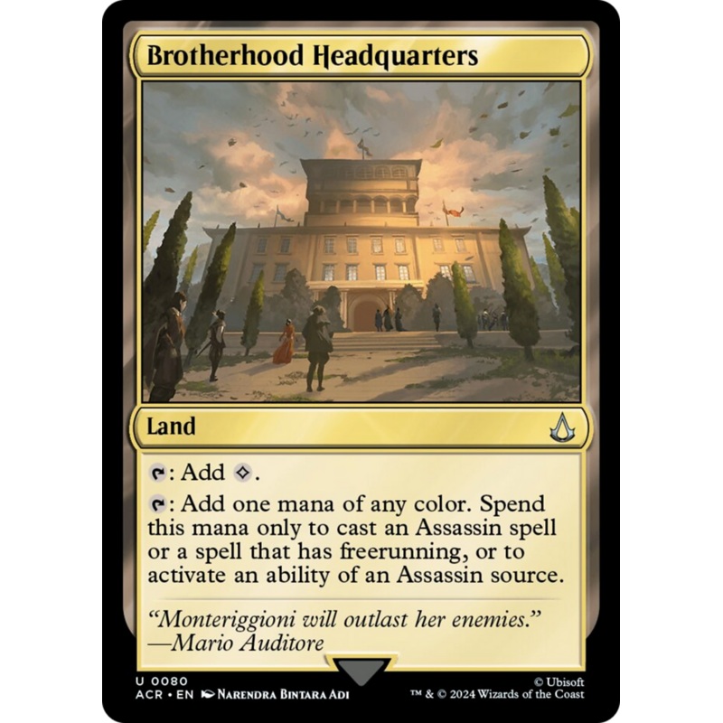 Brotherhood Headquarters [Assassin’s Creed]