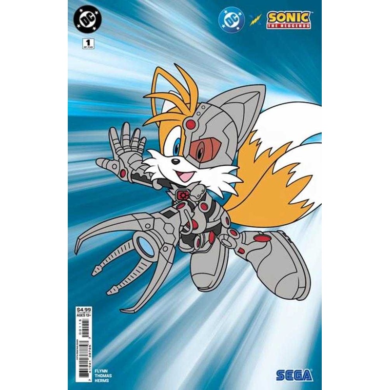DC X Sonic The Hedgehog #1 (Of 5) 5th Print Cyborg Card Stock Cover