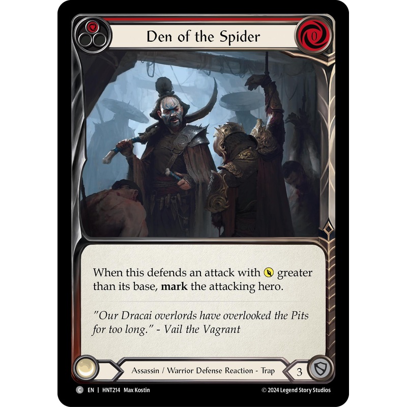 Den of the Spider (Red) [HNT214] (The Hunted)