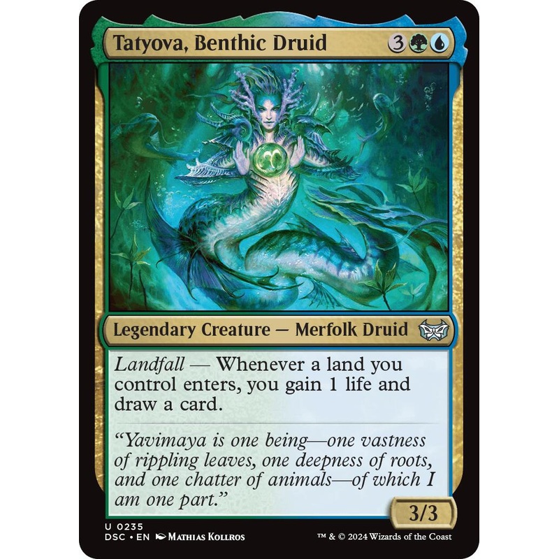 Tatyova, Benthic Druid [Duskmourn: House of Horror Commander]