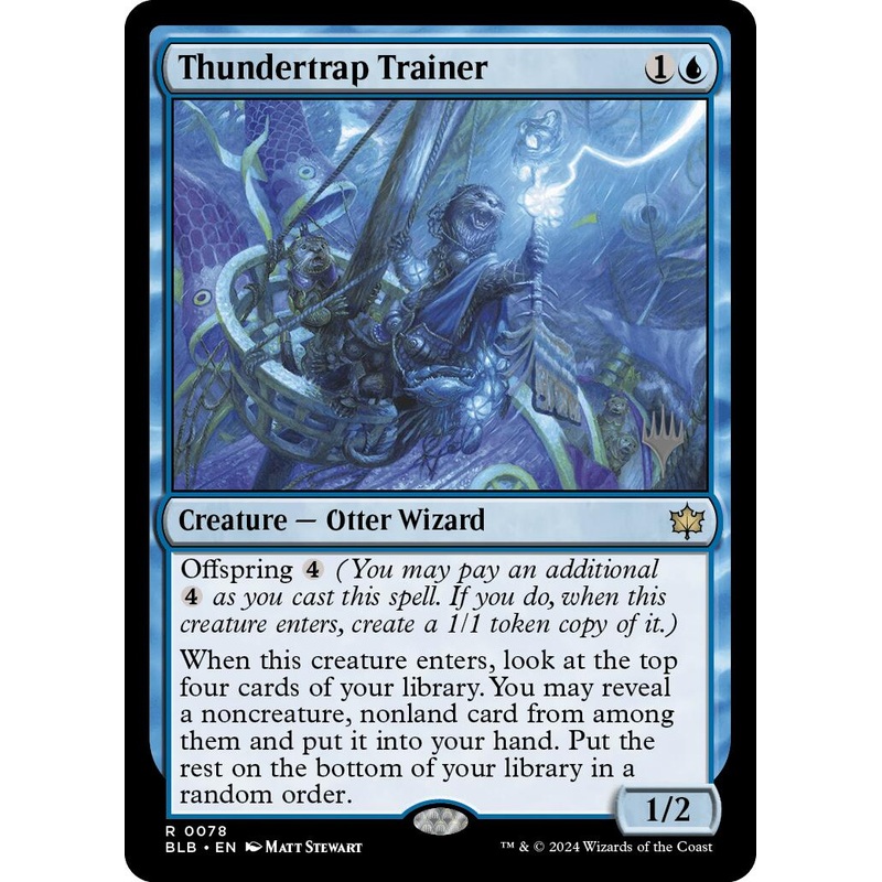Thundertrap Trainer (Promo Pack) [Bloomburrow Promos]