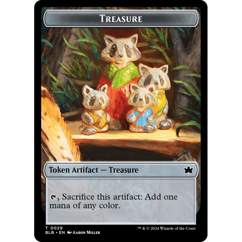 Treasure // Steampath Charger Double-Sided Token [Bloomburrow Tokens]