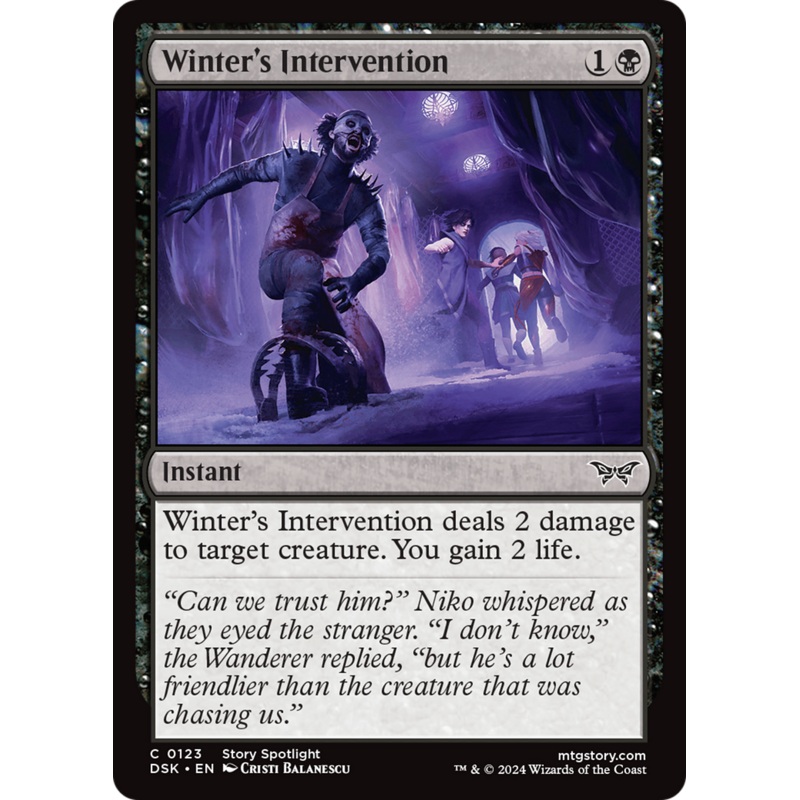 Winter’s Intervention [Duskmourn: House of Horror]