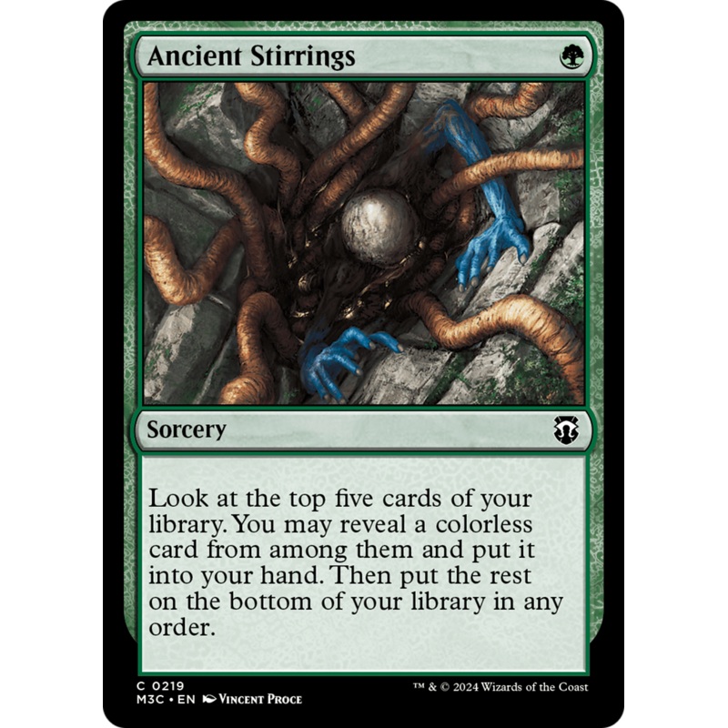 Ancient Stirrings (Ripple Foil) [Modern Horizons 3 Commander]