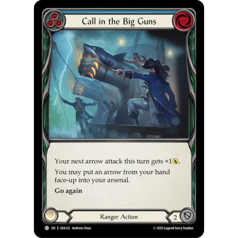 Call in the Big Guns (Blue) [SEA122] (High Seas)