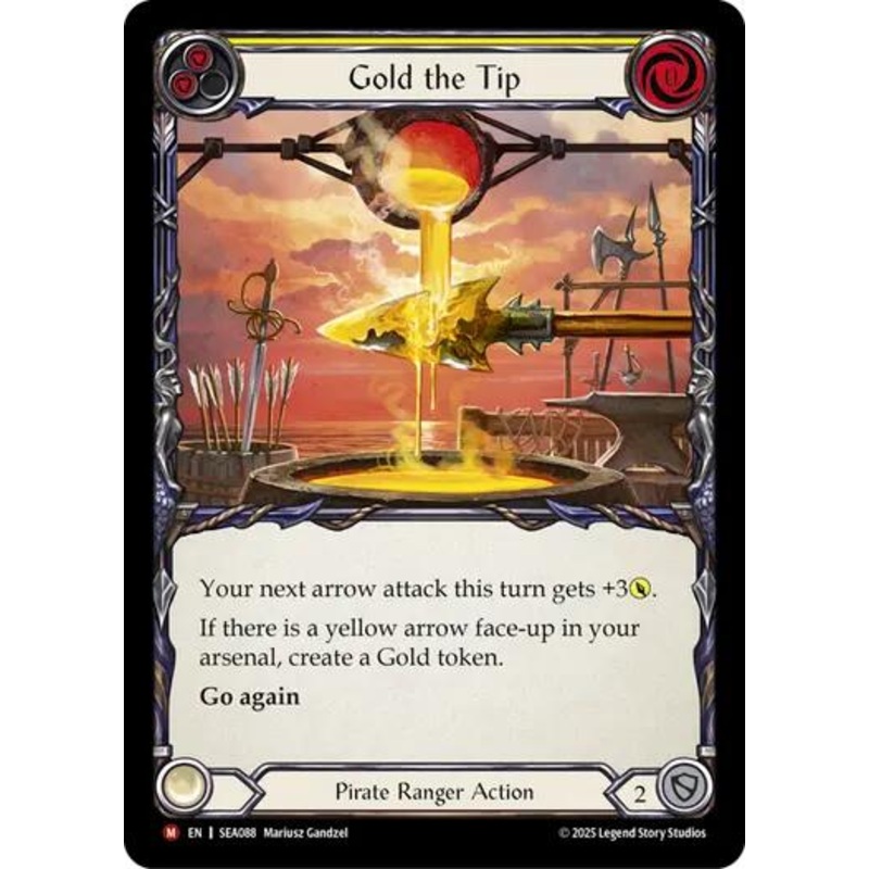 Gold the Tip [SEA088] (High Seas)  Rainbow Foil
