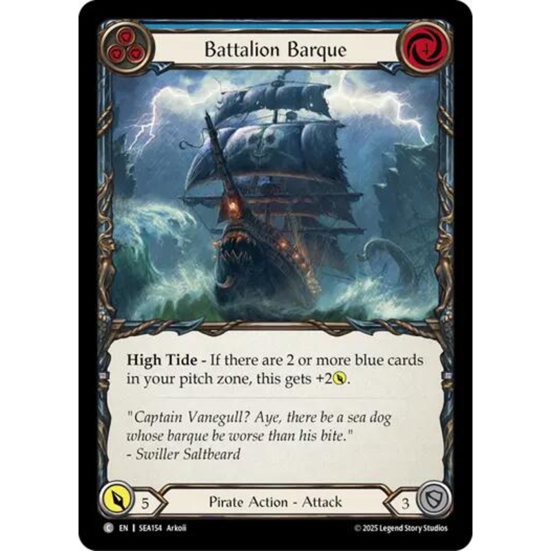 Battalion Barque (Blue) [SEA154] (High Seas)