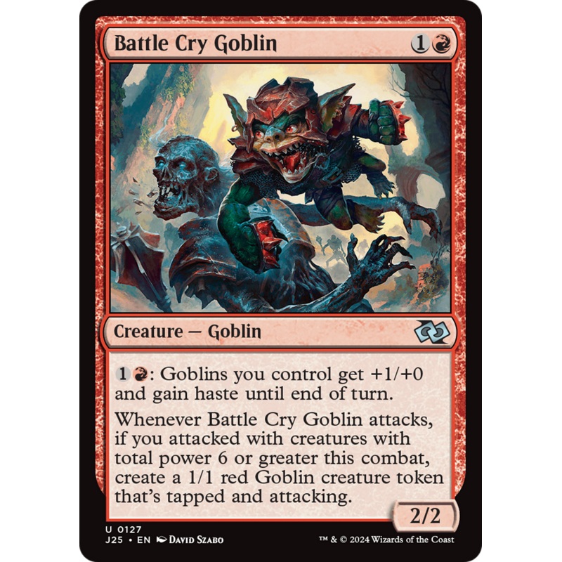Battle Cry Goblin [Foundations Jumpstart]
