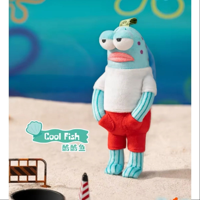Bikini Bottom Buddies Whimsical Plush Series Cool Fish