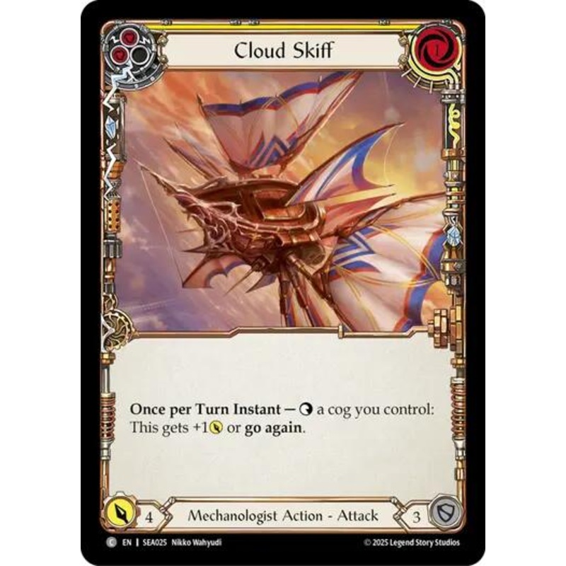 Cloud Skiff (Yellow) [SEA025] (High Seas)