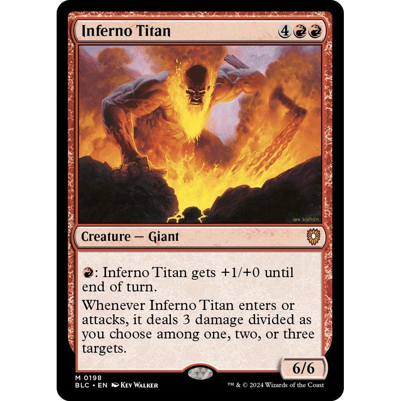 Inferno Titan [Bloomburrow Commander]