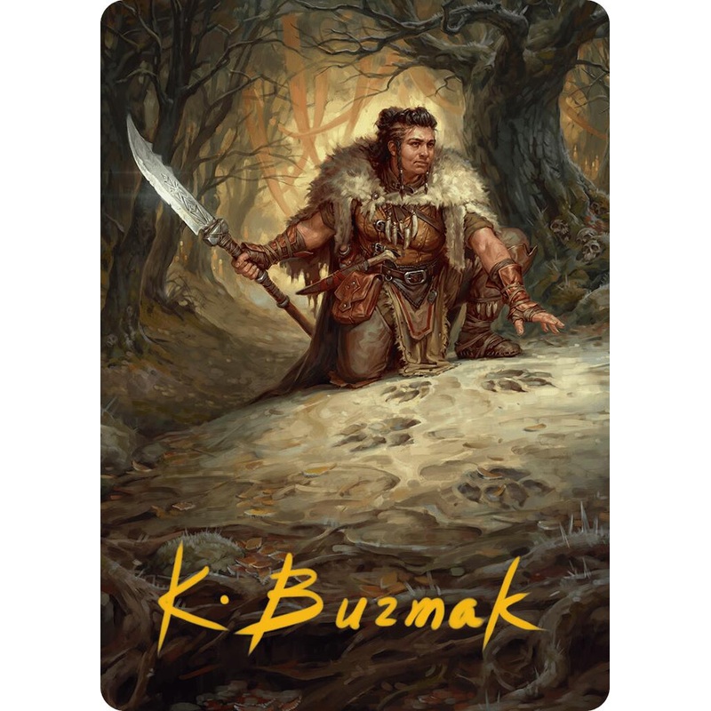 Tireless Tracker Art Card (Gold-Stamped Signature) [Innistrad Remastered Art Series]