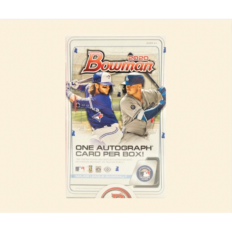 2020 Bowman Baseball Sealed Hobby Box
