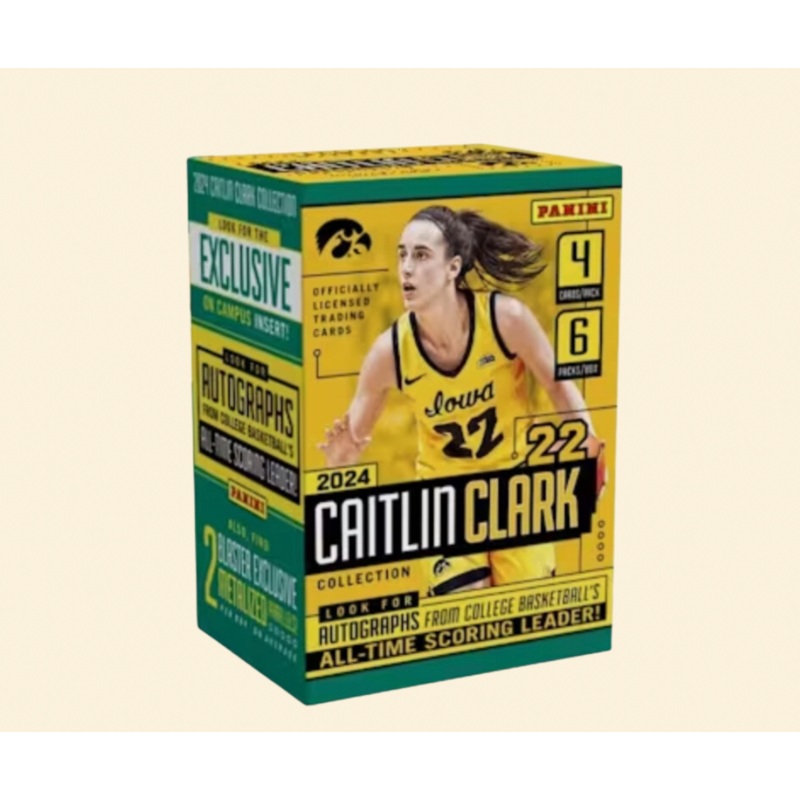 2024 Panini Caitlin Clark Basketball Sealed Blaster Box