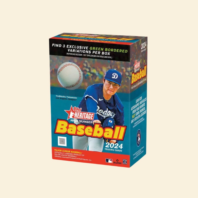 2024 Topps Heritage High Number Baseball Blaster Box