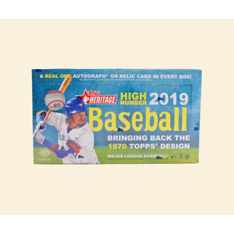 2019 Topps Heritage High Number Baseball Sealed Hobby Box