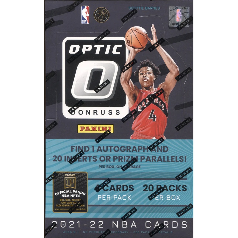 2021-22 Donruss Optic Basketball NBA Sealed Hobby Box