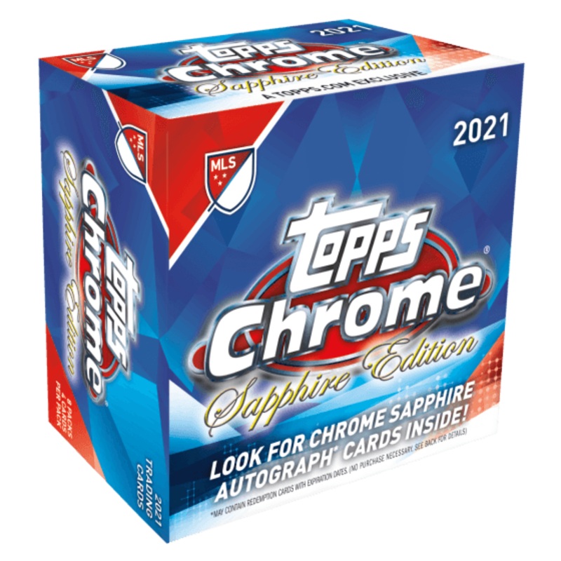 2021 Topps Chrome MLS Sapphire Edition Box