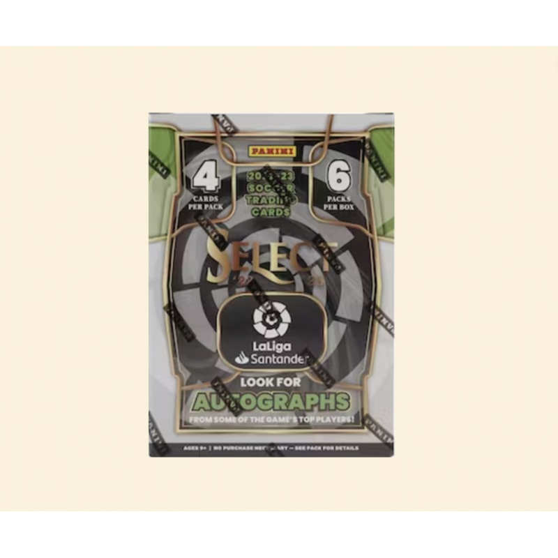 2022-23 Panini Select La Liga Soccer Sealed Blaster Box